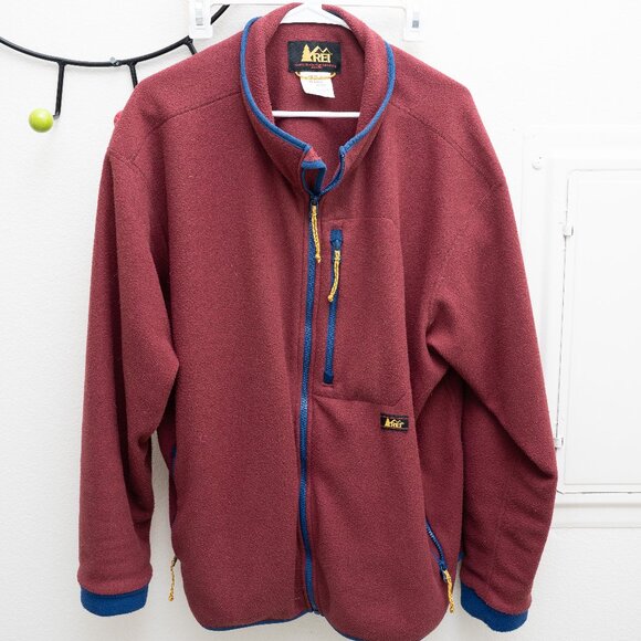 REI Red Fleece XL - Picture 1 of 7